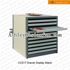Cc017 Stone Display Stand,stone Sample Stand, Drawer Displays, Drawer Stone Stand