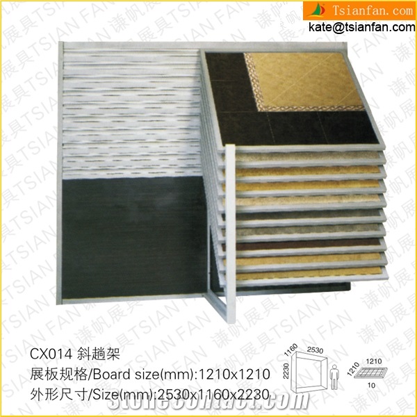 Cx014 Metal Display Stand for Stone Tiles Mosaic and Floor