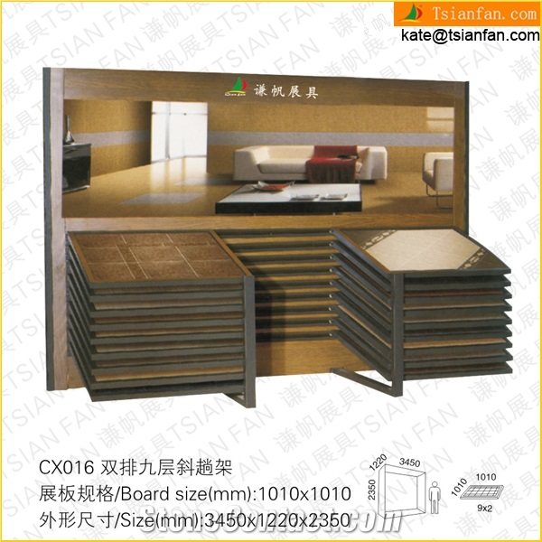 Cx016 Exhibition Bathroom Ceramic Tiles Display Stand