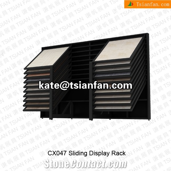 Cx047 Corner Shelf Onyx Marble Display Rack