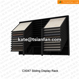 Cx047 Corner Shelf Onyx Marble Display Rack