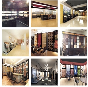 Cx050 Mdf Panel Floor Tile Metal Display Stand