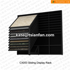 Cx053 Metal Tube Wall Tile Dispaly Rack