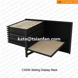 Cx054 Shelf Pusher Basalt Tile Display Racks