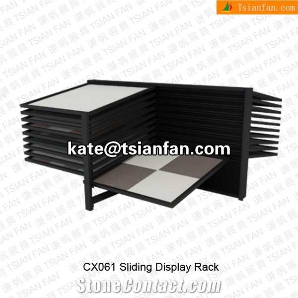 Cx061 Roofing Tile Showroom Design Display Rackstone
