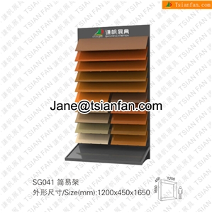 Sg041 White Stone Display Rack Sg041 White Stone Display Rack
