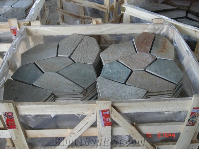Slate Flagstone on Mesh
