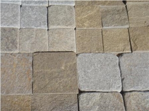 Beige Gneiss Cobbles, Ivailovgrad Gneiss Paver