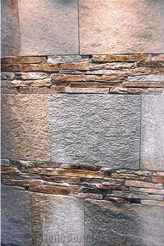Gneiss Sawn Tiles, Beige Gneiss Bulgaria