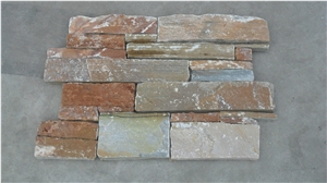 Beige Slate Cultured Stone-Cement Based Ledge Stone Panel, P014 Beige Slate Cultured Stone