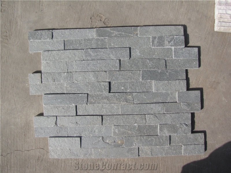 Light Gray Slate Cultured Stone,Grey Slate Home Decor