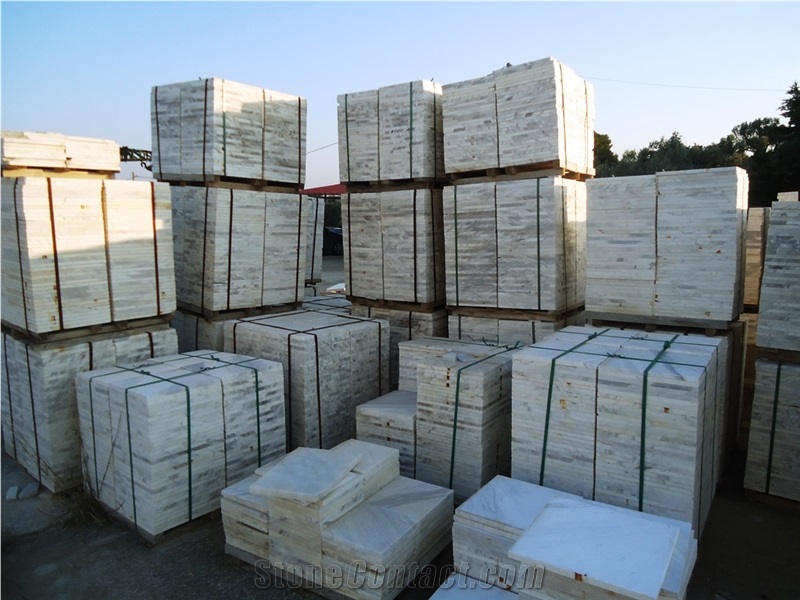Volakas Tiles 40x40x002, Volakas Marble Slabs & Tiles