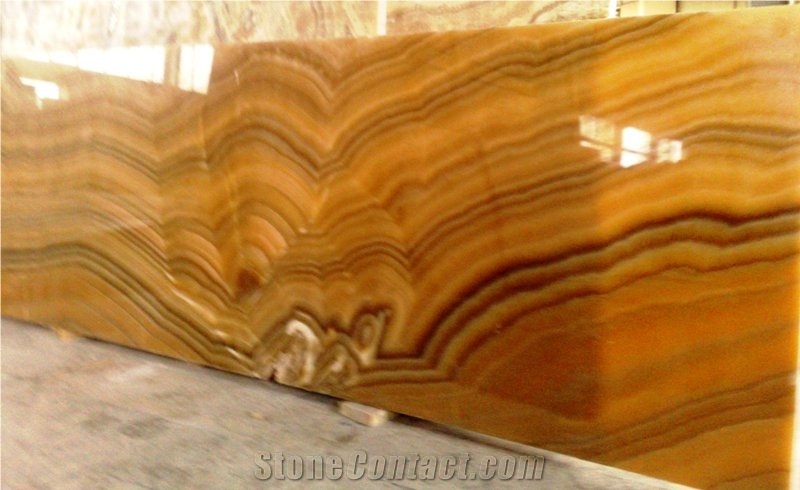 Iran Honey Onyx Slabs, Brown Onyx Tiles, Polished Onyx Flooring Tiles, Walling Tiles