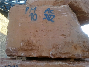 Iran Red Travertine Blocks, Blocks Red Travertine Building & Walling