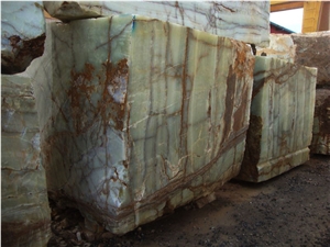Green Onyx Block, Iran Green Onyx