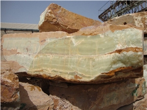 Green Onyx Block, Iran Green Onyx
