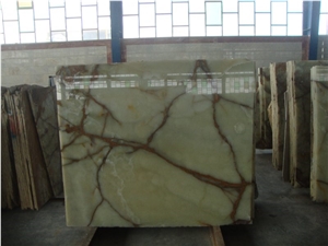 Iran Green Onyx Slabs & Tiles, Polished Green Onyx Floor Tiles, Wall Tiles