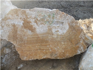 Orange Onyx Block, Iran Yellow Onyx