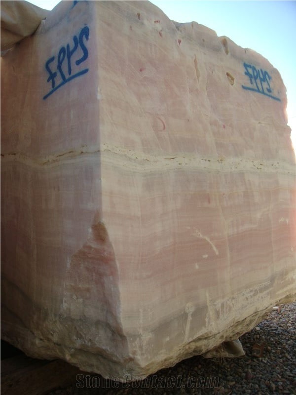 Pink Onyx Block, Iran Pink Onyx