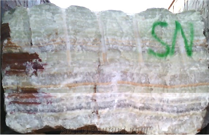 Afghan Jayde Onyx Block, Pakistan Green Onyx