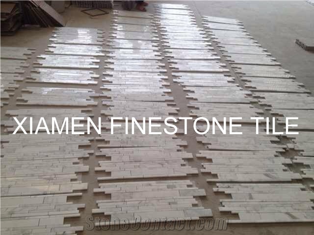 Carrara White Marble Mosaic