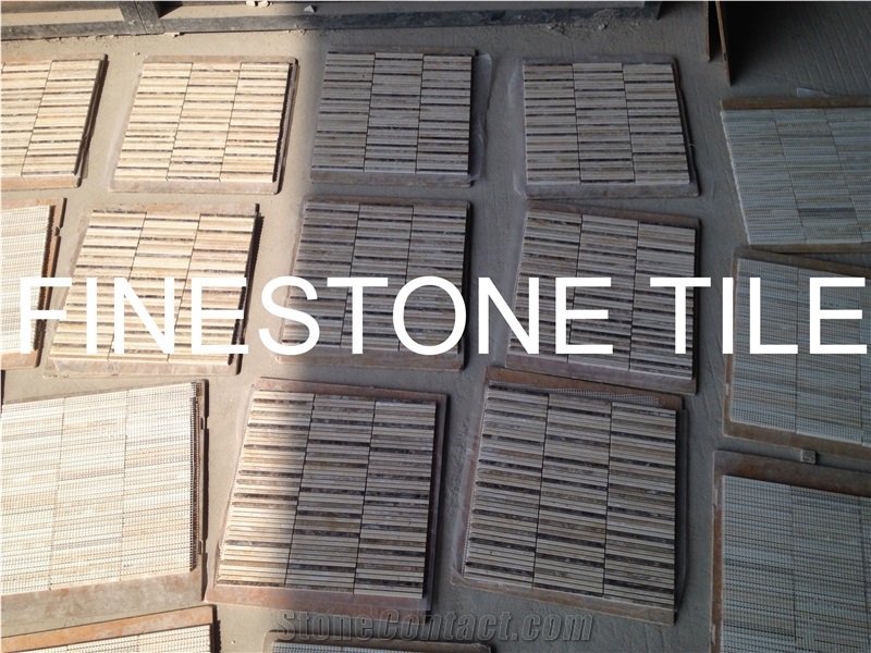 Emperador Dark Mosaic, Brown Marble Mosaic