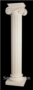 Marble Column and Pillars, White Marble Column