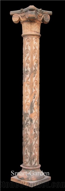 Marble Column and Pillars, White Marble Column
