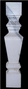 Stone Balusters & Railings, White Marble Balusters