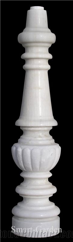 Stone Balusters & Railings, White Marble Balusters
