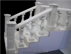Stone Balusters & Railings, White Marble Balusters