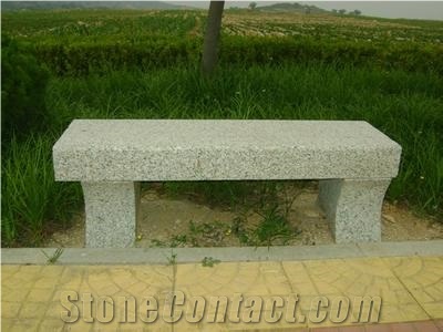 Grey Granite Garden Bench on Sale