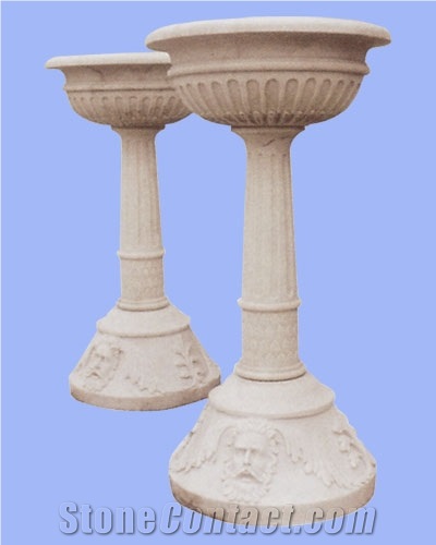 High Leg Granite Flowerpots, Granite Garden Landscaping Flowerspots