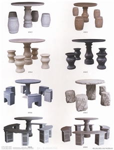 Outdoor Garden Stone Table&bench