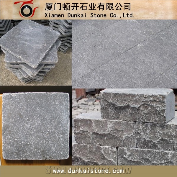 Blue Stone Tumbled Tiles, Bluestone Cobble, Pavers