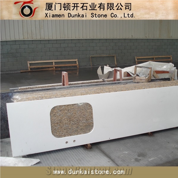 G682 Yellow Rusty Granite Counter Top
