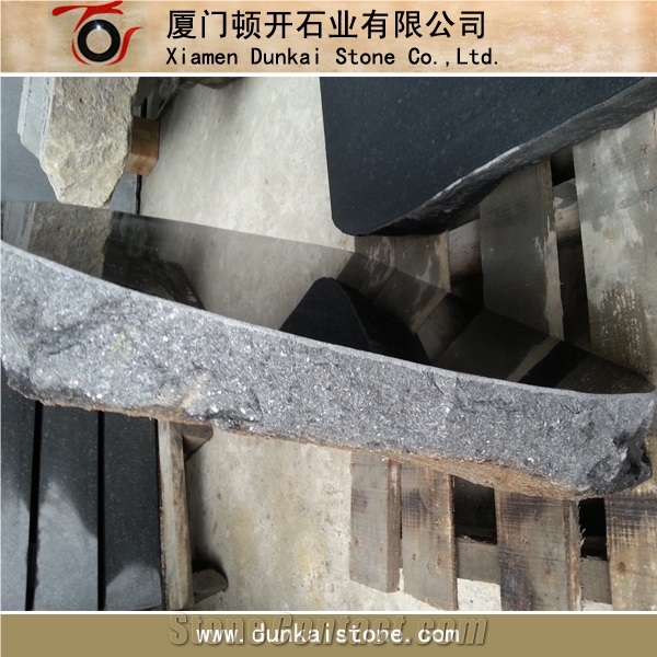 G684 Stone Peel Tombstone, Black Basalt Tombstone