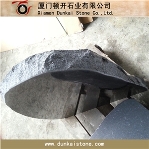 G684 Stone Peel Tombstone, Black Basalt Tombstone