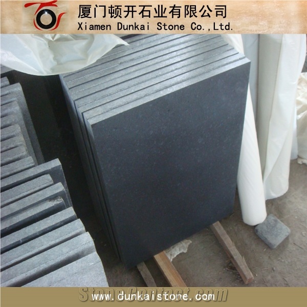 G684 Twilight Basalt Honed Tile, China Black Basalt