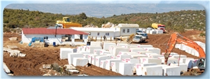 Mira Rose Marble Blocks, Turkey Beige Marble