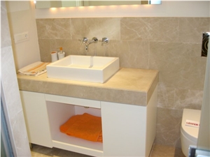 Crema Latte Marble Bathroom Top
