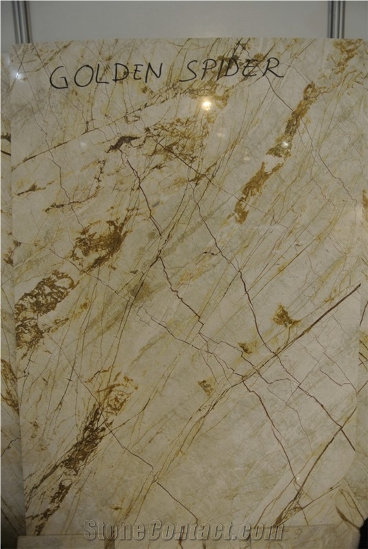 Turkey Golden Spider Marble Blocks