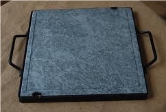 Soapstone Grilling Stone, Pietra Ollare Grey Soapstone Kitchen Accessories