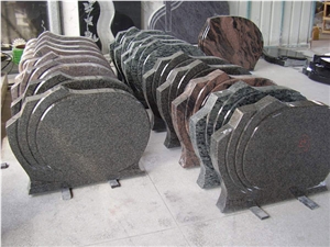 Green Jadeite Granite Headstone