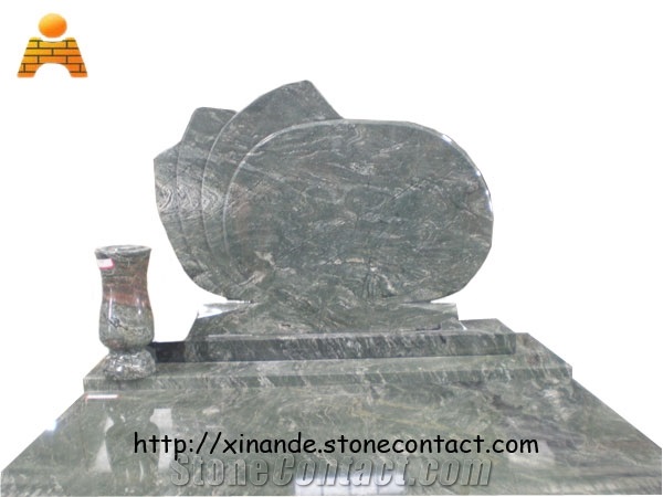 Green Jadeite Granite Tombstone Accessories
