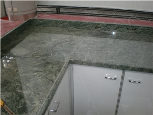Green Kitchen Tops