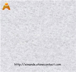 Hanzhong Snow Flake White, White Marble