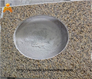 Tiger Skin Yellow Granite Vanity Tops
