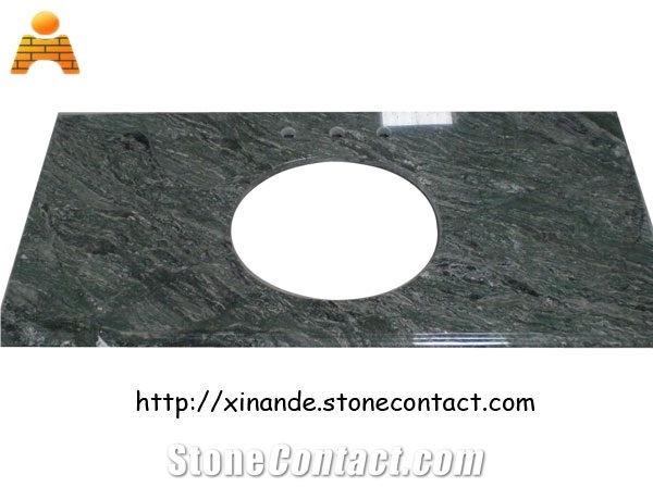 Vanity Tops, Green Jadeite Granite