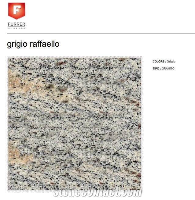 Grigio Raffaello Granite Slabs, Italy Grey Granite